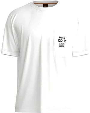 BOSS Printed T-Shirt - White