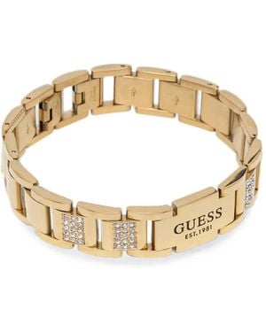 Guess Frontiers Gliederarmband Mit Kristallen - Mettallic