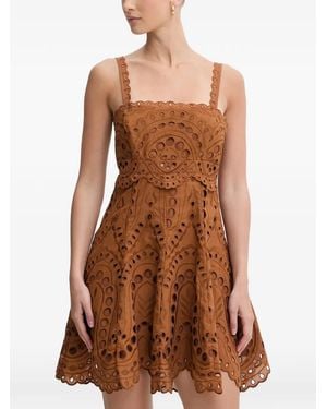 Charo Ruiz Zeph Cut-Out Dress - Brown