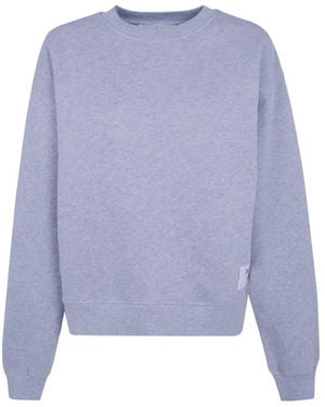 Rohe Logo-Patch Sweater - Blue