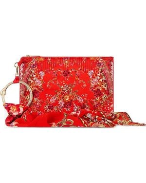 CAMILLA Bolso De Mano Ring Scarf - Rojo