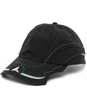 ROA Pursuit 6 Panelled Cap - Black