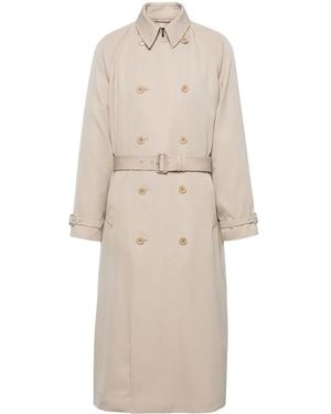 Prada Gabardina con doble botonadura - Neutro