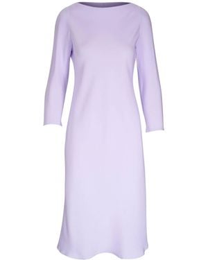 Peter Cohen Silk Midi Dress - Purple