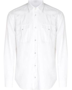 Dondup Camicia Con Tasche - Bianco