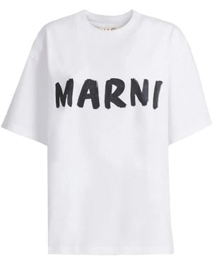Marni T-Shirt With Print - White