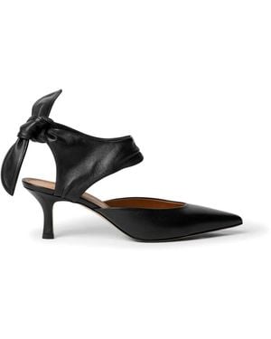 Odissi Jodie Knotted Pumps - White