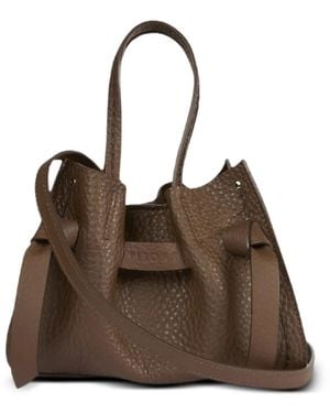 VISONA Borsa Tote Vittorina - Marrone