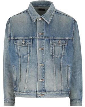 Saint Laurent Denim Trucker Jacket - Blue