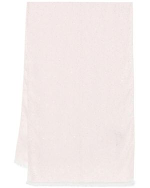 Twinset Logo-Jacquard Sequined Keffiyeh - Pink