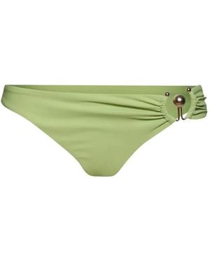 Christopher Esber Bas De Bikini À Fronces - Vert