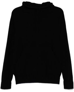 CFCL Knitted Hoodie - Black