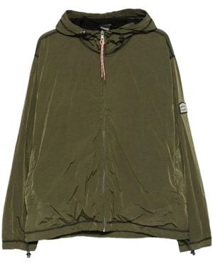 Aries Windcheater Hooded Jacket - Green