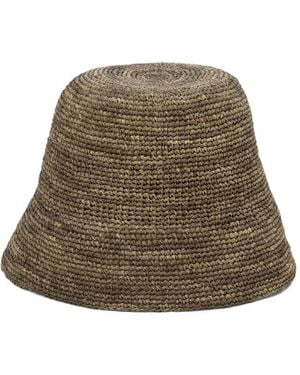 IBELIV Andao Woven Raffia Bucket Hat - Green