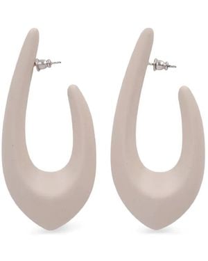 Panconesi Pendientes Spada Con Colgante - Blanco