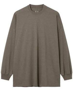 Rick Owens Oversized Long-Sleeve T-Shirt - Brown