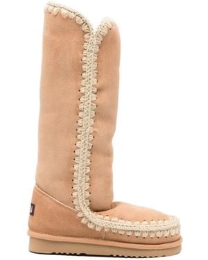 Mou Suede Boots - White