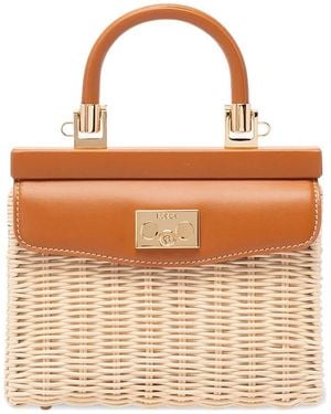 Rodo Kleine Schultertasche Mit Henkel - Braun
