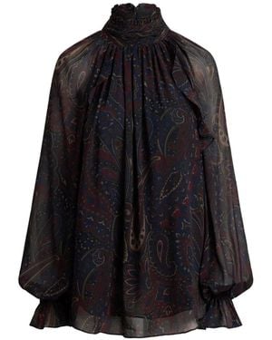 Ralph Lauren Blouse Met Paisley-Print - Zwart