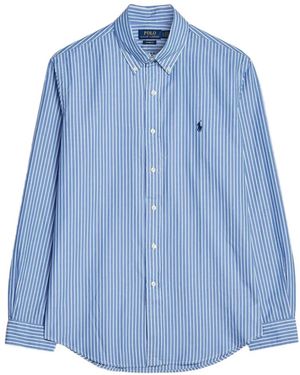 Polo Ralph Lauren Long Sleeves Sport Stripes Shirt - Blue