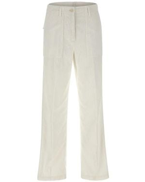 Aspesi Corduroy Pants - White