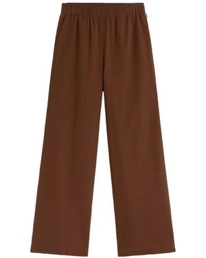 Ecoalf Moss Elasticated-Waistband Pants - Brown