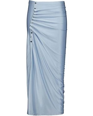 Rabanne Draped Skirt - Blue