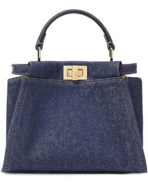 Fendi Peekaboo Mini Bag - Blue