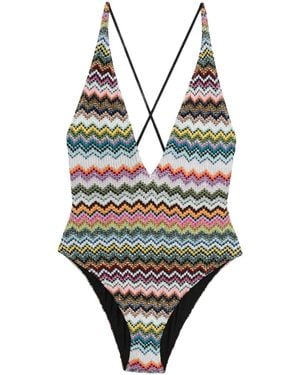 Missoni Badpak Met V-Hals - Metallic