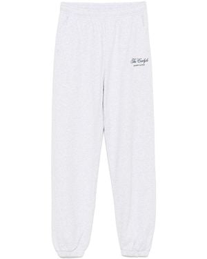 Sporty & Rich The Carlyle Script Track Trousers - White