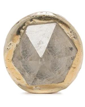 Parts Of 4 Herkimer Spike Stud Earring - Metallic
