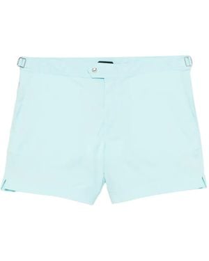 Tom Ford Side-Adjuster Swim Shorts - Blue