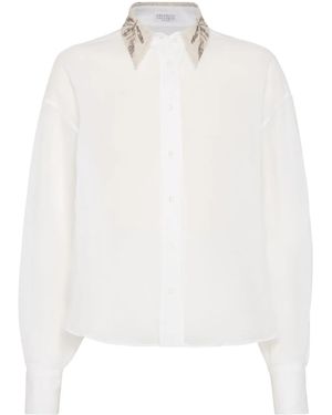 Brunello Cucinelli Shirts - White