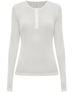 Samsøe & Samsøe Button-Detail Top - White