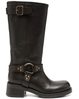 P.A.R.O.S.H. Botas Con Detalle De Hebilla Y Arnés - Negro