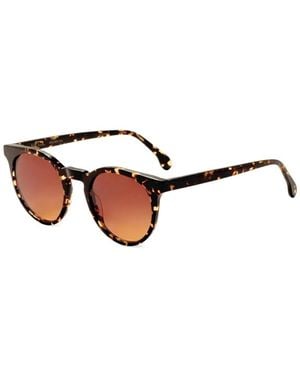 Paul Smith Archer Round-Frame Sunglasses - Brown