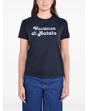MC2 Saint Barth Emilie Cotton T-Shirt - Blue