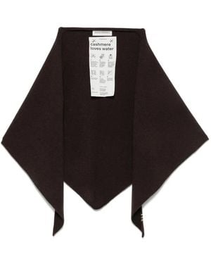 Extreme Cashmere Witch 2 Triangle Scarf - Black