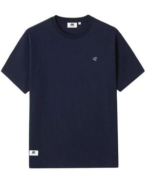 Chocoolate Round-Neck T-Shirt - Blue