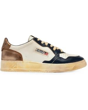 Autry Medalist Super Vintage Trainers - White