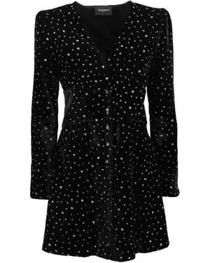 Vintage Abito Con Strass - Nero