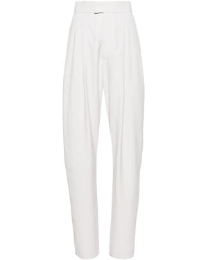 R.ev Enya High-Waisted Tailored Pants - White