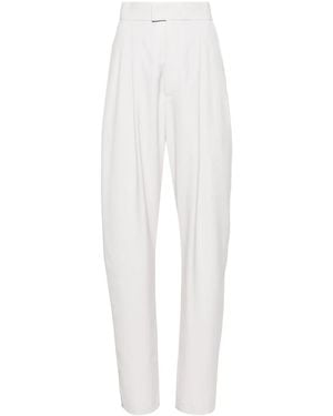 R.ev Pantalones De Vestir Enya De Talle Alto - Blanco