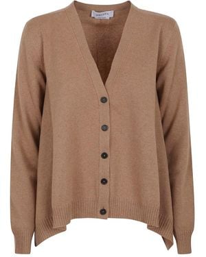 McQueen Geknöpfter Kaschmircardigan - Braun