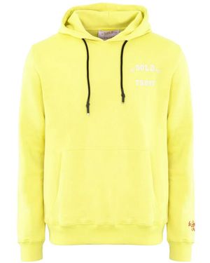 In Gold We Trust The Notorious Logo-Print Hoodie - Yellow