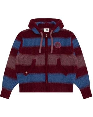 A Bathing Ape Striped Hoodie - Red