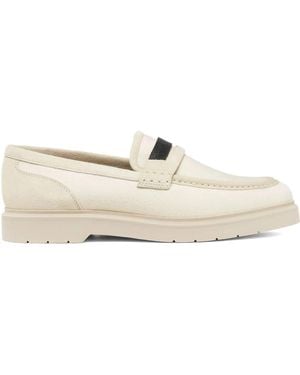 Brunello Cucinelli モニーレ レザーローファー - ナチュラル