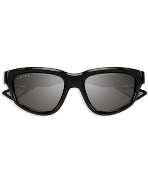 Gucci Sonnenbrille Mit Eckigem Gestell - Schwarz