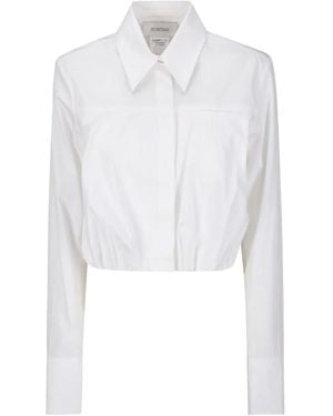 Sportmax クロップドシャツ - ホワイト