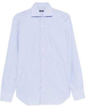 Barba Napoli Chemise À Rayures - White
